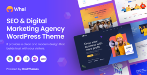 Whal - Chủ đề WordPress về Tiếp thị kỹ thuật số & SEO