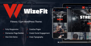 WizeFit - Chủ đề WordPress về thể dục và phòng tập thể dục