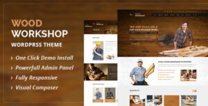 Wood Workshop - Chủ đề WordPress của thợ mộc và thợ thủ công