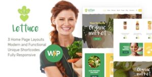 Xà lách | Sản phẩm Cửa hàng trực tuyến Thực phẩm hữu cơ & Sinh thái Chủ đề WordPress