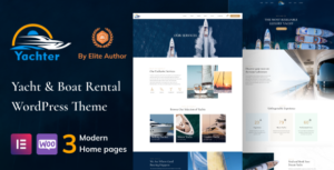 Yachter - Chủ đề WordPress Du lịch & Cho thuê Du thuyền và Thuyền