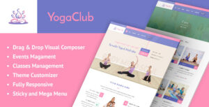 Yoga Club - Chủ đề WordPress về thể dục và phong cách sống