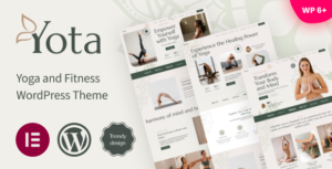 Yota - Chủ đề WordPress về Yoga và Thể hình