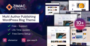 Zimac - Chủ đề WordPress xuất bản nhiều tác giả