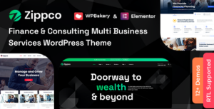 Zippco - Chủ đề WordPress tư vấn kinh doanh và tài chính