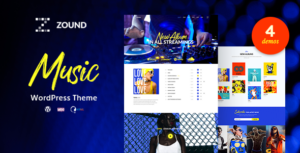Zound - Chủ đề WordPress về ban nhạc âm nhạc