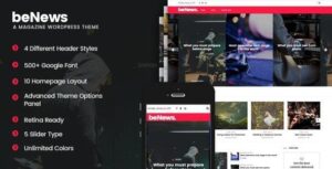 beNews - Chủ đề WordPress tạp chí