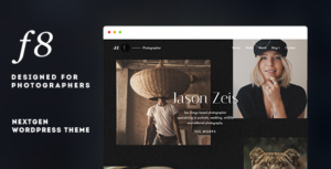 f8 - Chủ đề WordPress Nhiếp ảnh NextGen