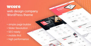 wCore - Chủ đề WordPress của Cơ quan thiết kế web