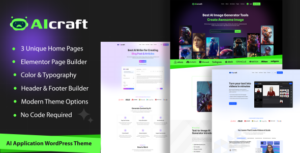 AIcraft - Theme WordPress tạo và ứng dụng AI
