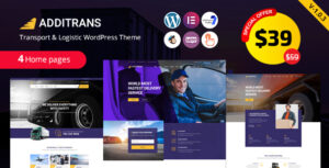 Additrans - Chủ đề WordPress về Vận tải và Hậu cần