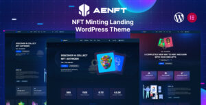 Aenft - Chủ đề WordPress của Bộ sưu tập đúc tiền NFT