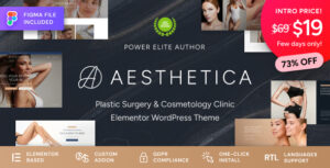 Aesthetica - Chủ đề WordPress của Phòng khám Thẩm mỹ & Phẫu thuật Thẩm mỹ