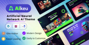 Aikeu - Mẫu chủ đề WordPress AI về mạng thần kinh nhân tạo