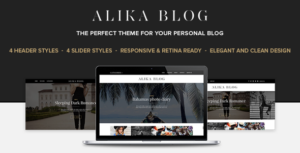 Alika - Chủ đề blog WordPress cá nhân