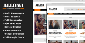 Allona - Chủ đề tạp chí và blog sạch & đẹp