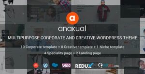 Anakal - Chủ đề WordPress sáng tạo và doanh nghiệp đa năng