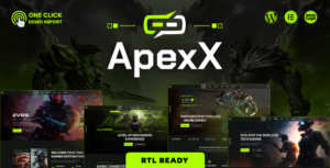ApexX | Thể thao điện tử & trò chơi WordPress