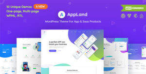 AppLand - Chủ đề WordPress dành cho ứng dụng và sản phẩm Saas