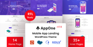 AppOne - Chủ đề WordPress đích ứng dụng