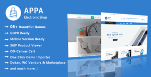 Appa | Chủ đề WordPress Điện tử & Đồng hồ WooC Commerce