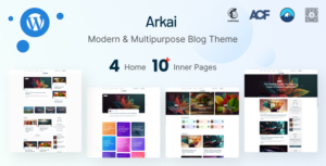 Arkai - Chủ đề blog WordPress hiện đại và đa năng