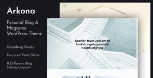 Arkona - Chủ đề WordPress cho blog và tạp chí cá nhân