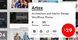 Artex - Chủ đề WordPress Kiến trúc & Nội thất