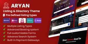 Aryan - Chủ đề WordPress Danh sách & Thư mục