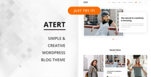 Atert - Chủ đề blog WordPress đơn giản và sáng tạo