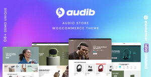 Audib - Chủ đề WooC Commerce của Cửa hàng âm thanh