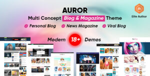 Auror- ​​Blog Tạp chí WordPress Chủ đề