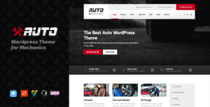 Auto - Chủ đề WordPress dành cho thợ cơ khí, đại lý ô tô và cửa hàng sửa chữa