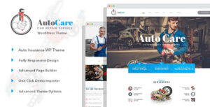 AutoCare - Chủ đề WordPress dịch vụ ô tô
