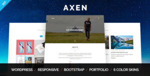 Axen - Chủ đề WordPress danh mục đầu tư cá nhân