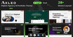 Axleo - Chủ đề WordPress của Cơ quan Kỹ thuật số