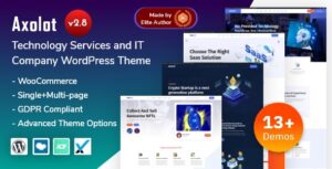 Axolot - Chủ đề WordPress về Dịch vụ Công nghệ & Khởi nghiệp CNTT