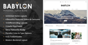 Babylon - Blog WP phong cách cá nhân