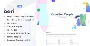 Bari - Chủ đề WordPress về danh mục đầu tư và SEO / Cơ quan kỹ thuật số