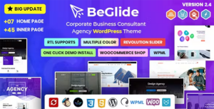 BeGlide: Chủ đề WordPress của Cơ quan tư vấn kinh doanh doanh nghiệp