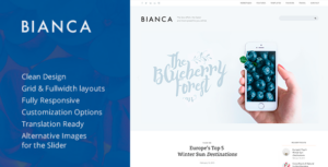 Bianca — Chủ đề WordPress Blog sạch