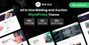 Bidout - Chủ đề WordPress đấu giá và đấu giá đa nhà cung cấp