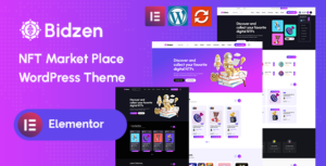 Bidzen - Chủ đề WordPress trên thị trường NFT