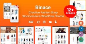 Binace - Chủ đề WordPress dành cho cửa hàng thời trang WooC Commerce (Sẵn sàng bố cục trên thiết bị di động)