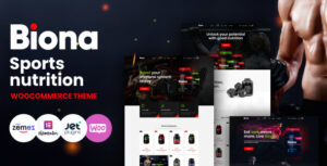 Biona - Chủ đề WooC Commerce dinh dưỡng thể thao