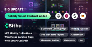 Bithu - Chủ đề WordPress Bộ sưu tập/Đúc NFT