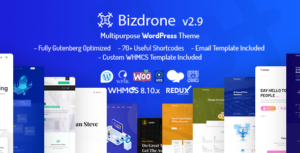 Bizdrone | Chủ đề WordPress về tiền điện tử ICO Landing & tiền điện tử với mẫu whmcs
