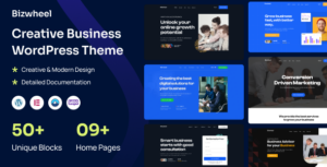 Bizwheel - Chủ đề WordPress kinh doanh sáng tạo