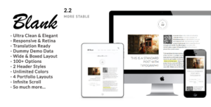 Blank - Chủ đề WordPress blog tối giản thanh lịch