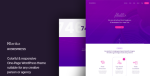 Blanka - Chủ đề WordPress một trang